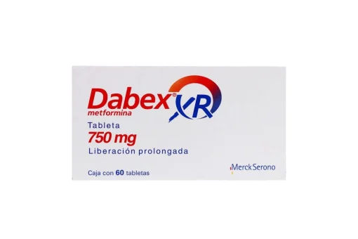 Metformin Dabex XR 750 mg 60 Tabs