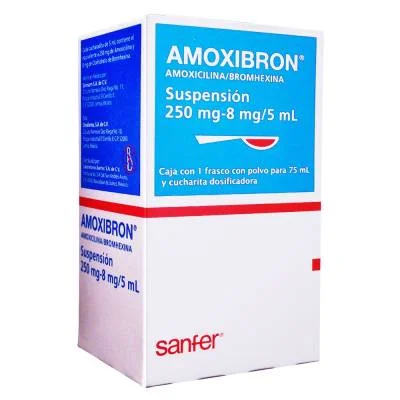 Amoxibron Susp, 75ml. (Amoxibron) Amoxicillin/Bromhexine