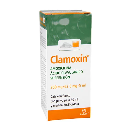 Amoxiclav Susp Amoxicillin Clavulanate Acid Generic, 250mg / 62.5mg 60ml