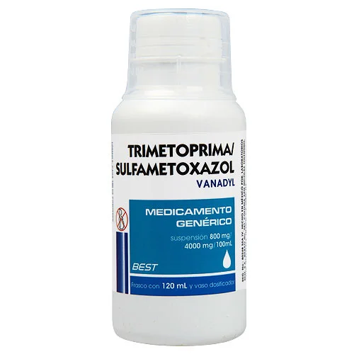 Bactrim Septrim Septra Susp Generic Trimethoprim /Sulfamethoxazole 800mg / 400 mg 120ml