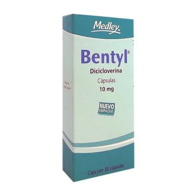 Dicyclomine, 30 Caps. (Bentyl) Dicyclomine Hydrochloride