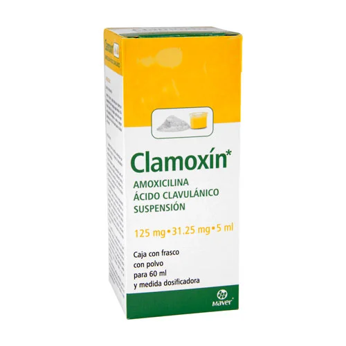 Augmentin Generic Susp Pediatric Amoxicillin Clavulanic Acid 125mg / 31.25mg 60ml