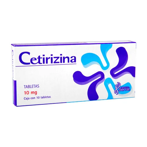 Zyrtec Cetirizine Generic 10 mg 10 Tabs