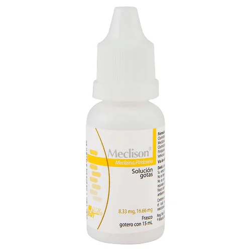 Meclizine Pyridoxine Generic Solution Drops 8.33mg / 16.66mg 15ml