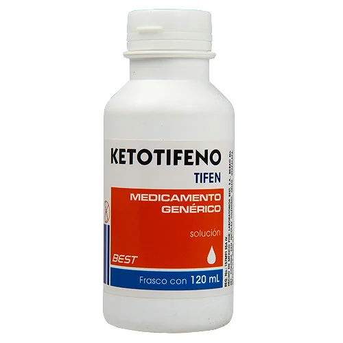 Zaditen Syrup Generic, 120ml. (Ketotifeno Jarabe) Ketotifen