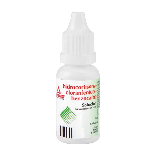 Soldrin Otic Drops Hydrocortisone Chloramphenicol Benzocaine Generic 10ml