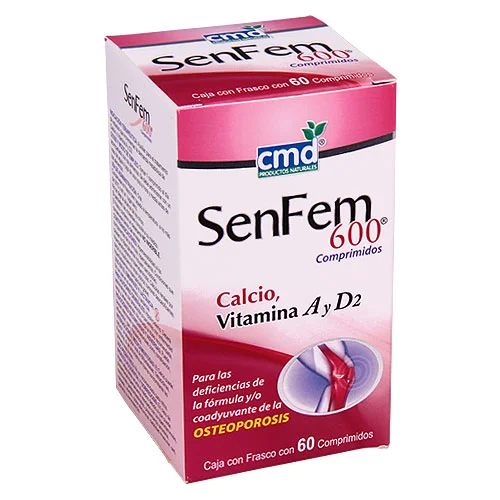 Vitamin A 270mcg + Vitamin D2 1500ui + Calcium 600mg  60Tabs