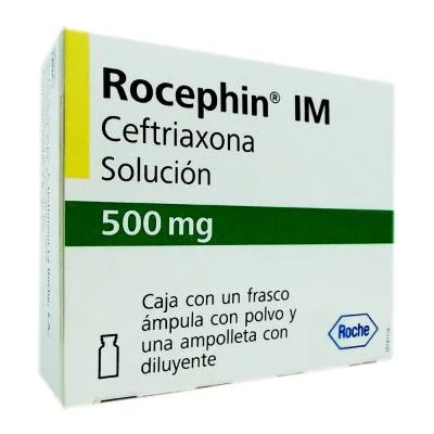Rocephin Injectable Ceftriaxone 500mg 1Amp 2ml