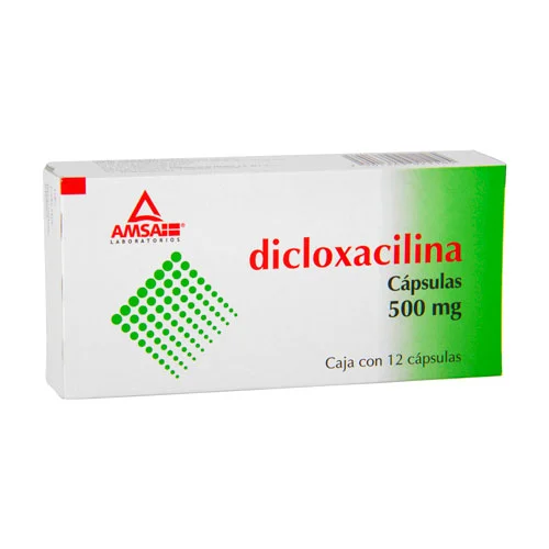 Dicloxacillin Generic, 12 Caps. (Dicloxacilina) Dicloxacillin