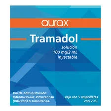 Tramadol hydrochloride 100.0 MG-AURAX 5 Solution Vials