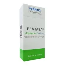 Mesalamine 500mg 50 tabs (Pentasa) mesalazina