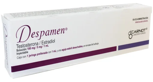 Despamen Testosterone Estradiol Injectable 100mg / 5mg 1 ml