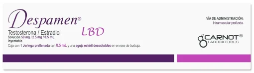 Despamen Testosterone Estradiol Injectable 50mg / 2.5mg 0.5 ml