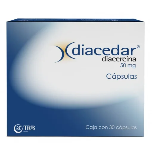 Diacedar Diacerein (Diacereina) 50mg 30 Capsules