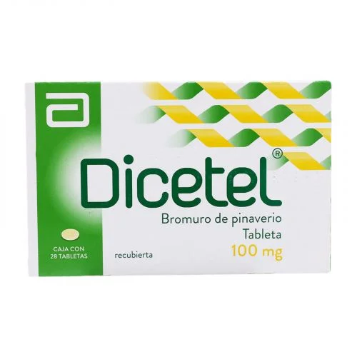 Dicetel Pinaverium Bromide 100mg 28 Tabs