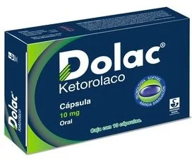 Toradol Dolac Ketorolac 10mg 10 Caps