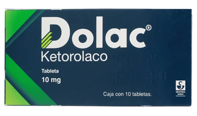 Toradol Dolac Ketorolac Tromethamine 10mg 10 Tabs