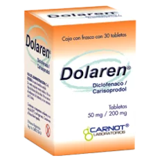 Dolaren Diclofenac / Carisoprodol 50 mg / 200 mg 30 tabs