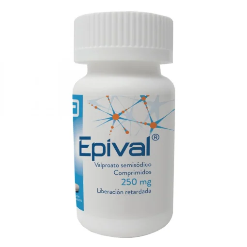 Epival Valproic Acid 250 mg 30 Tabs