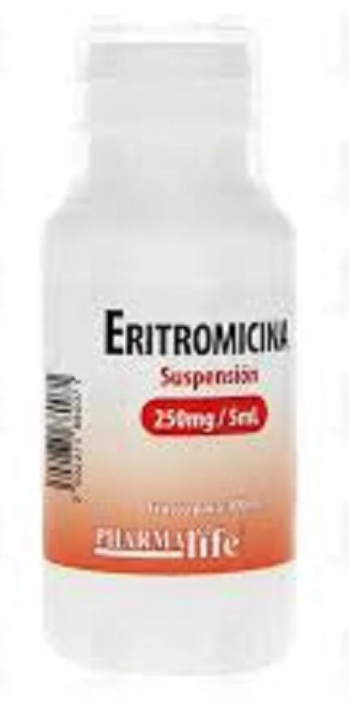 Eryped Ilosone Syrup Generic Erythromycin Pharmalife 250 mg 100 ml