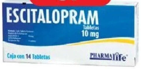 Lexapro Escitalopram Generic Pharmalife 10 mg 14 tabs