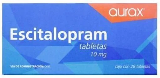Lexapro Escitalopram Generic Aurax 10 mg 28 tabs