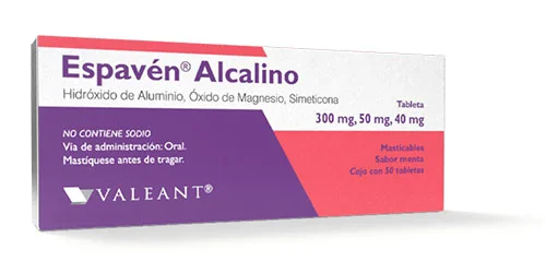 Espaven Alcalino (Aluminum / Magnesium / Dimethicone) 50 Chewing Tablets