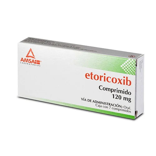 Arcoxia Etoricoxib Generic 120 mg 7 tabs