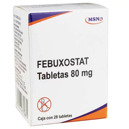 TURAZIVE Generic Febuxostat 80mg 28 Tabs