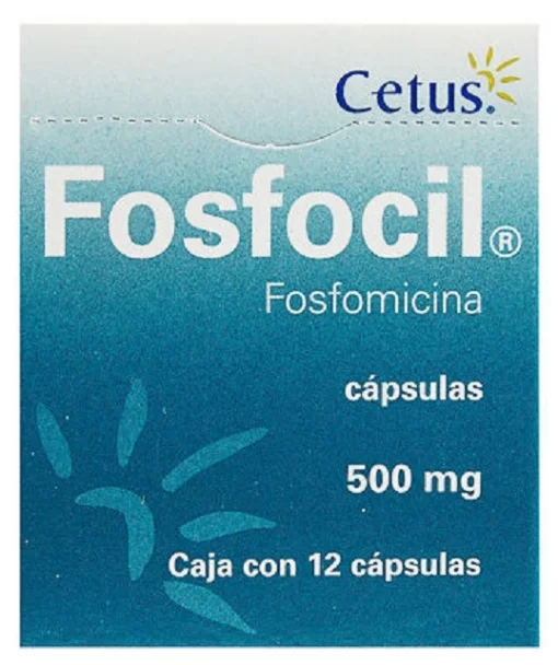 Fosfocil Fosfomycin 500 mg 12 Caps
