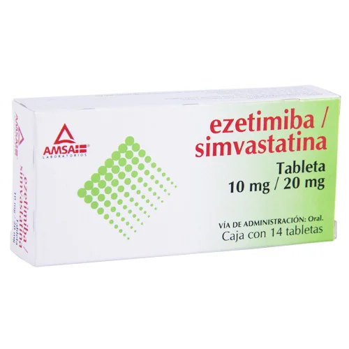 Vytorin Ezetimide Simvastatin Generic 10/20 mg 14 tabs