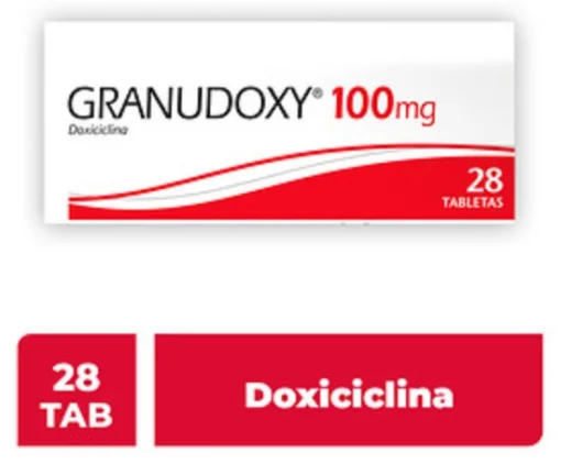 Vibramycin Doxycycline Granudoxy 100 mg 28 Tabs