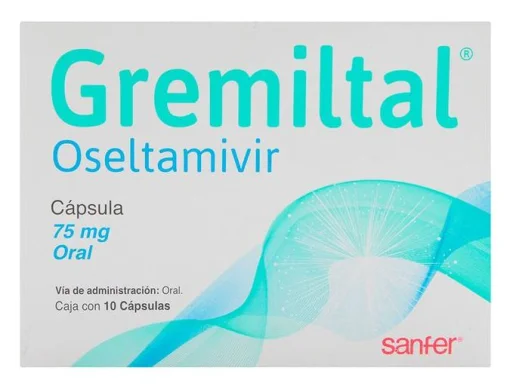 Tamiflu Gremiltal Oseltamivir 75 mg 10 Caps