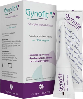 Gynofit Vaginal Gel with Lactic Acid, 6 Applicators of 5 ml