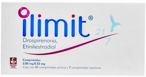 Ilimit Drospirenone Ethinylestradiol 3.00mg / 0.03mg 28 Tabs