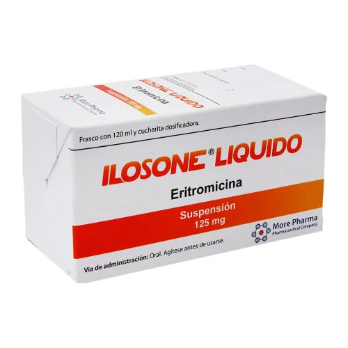EryPed llosone Erythromycin 125 mg 120 ml