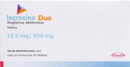 Incresina Duo Alogliptine Metformin 12.5mg/850mg 56 Tabs