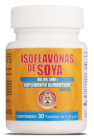Soy Isoflavones Isoflavonas Soya 0.55 g 30 Tabs