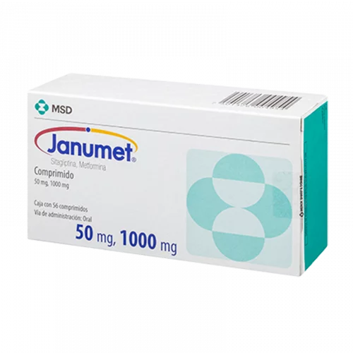 Janumet 50mg/1000mg 56 Tabs Sitagliptin Metformin