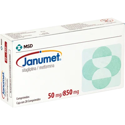 Janumet 50mg/850mg 28 Tabs Sitagliptin Metformin