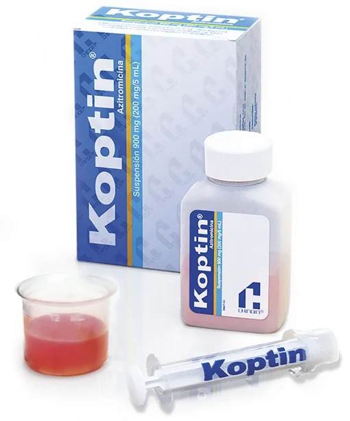 Zithromax Azithromycin Koptin 900 mg 22.5 ml