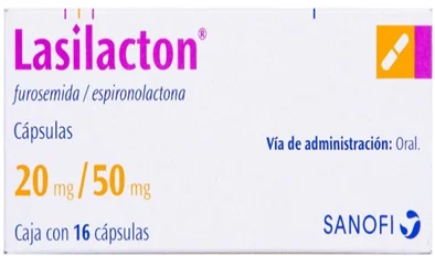 Lasilacton Furosemide Spironolactone 20mg / 50mg 16 Caps