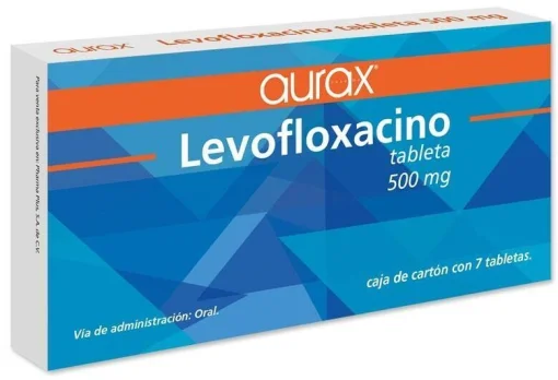 Levaquin Levofloxacin Generic Aurax 500 mg 7 tabs