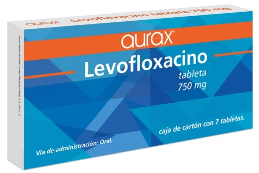 Levaquin Levofloxacin Generic Aurax 750 mg 7 tabs