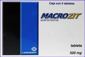 Zithromax 5 Tabs. (Macrozit) Azithromycin 500mg