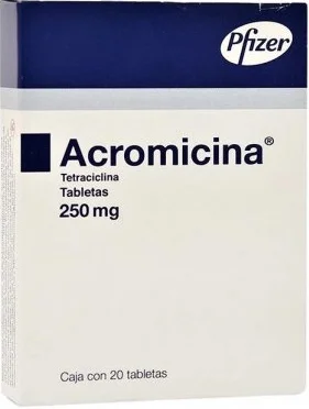 Achromycin Generic 250mg 20 caps (Tetraciclina)