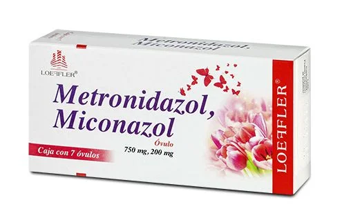 Gynotran Generic Metronidazole Miconazole 750mg / 200mg 7 Ovules