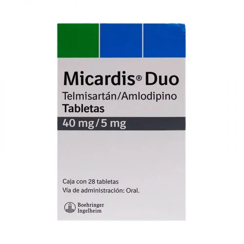 Micardis Duo (Telmisartan Amlodipine) 40mg/5mg 28 tabs