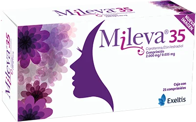 Mileva35 Estradiol Cyproterone 2mg / 0.35mg 21 Tabs