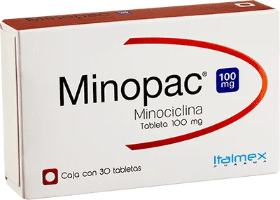 Minocin Minocycline Minopac 100 mg 30 Tabs